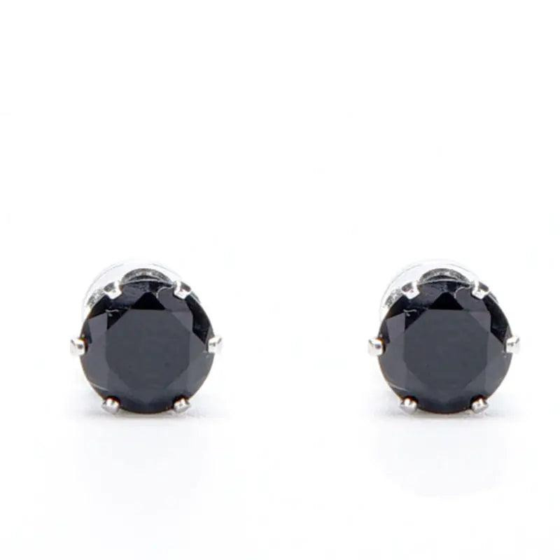 Unisex Crystal Stone Stud Earrings - 4U! Online 