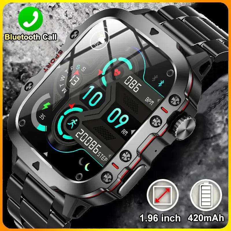 Military Smartwatch for Men
Bluetooth Calling 