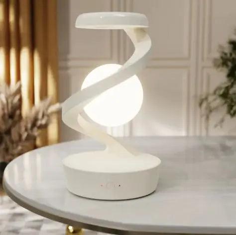 Rotating Moon Desk Lamp with Wireless Charging & Sensor Control - 4U! Online 