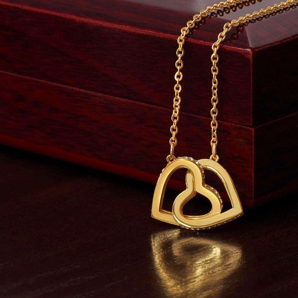 Interlocking Hearts Necklace - 4U! Online 