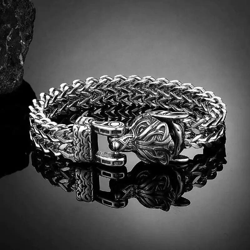 Wolf's Head Bracelet - 4U! Online 