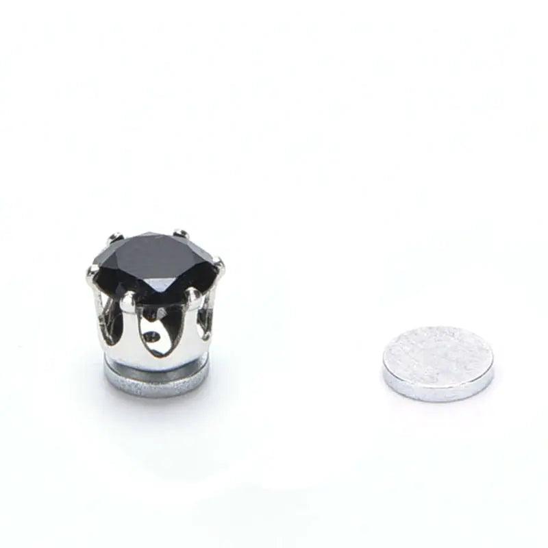 Unisex Crystal Stone Stud Earrings - 4U! Online 