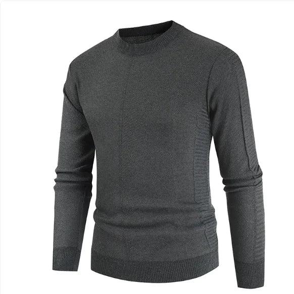 Classic Comfort Round Neck Sweater - 4U! Online 