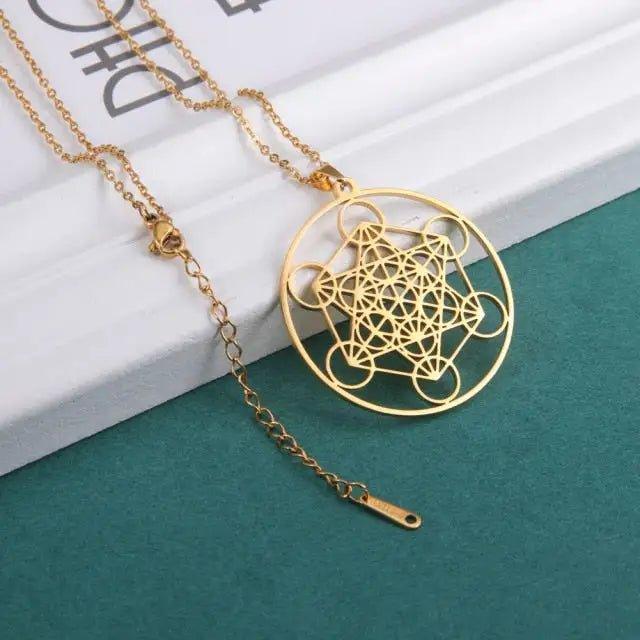 Archangel Metatron Cube Necklace - 4U! Online