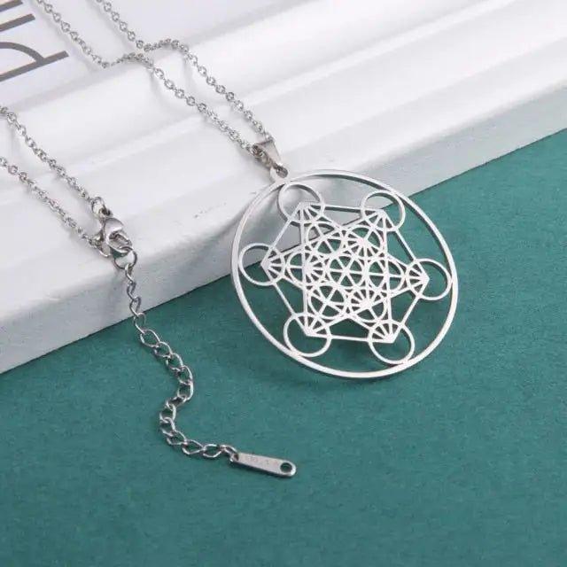 Archangel Metatron Cube Necklace - 4U! Online