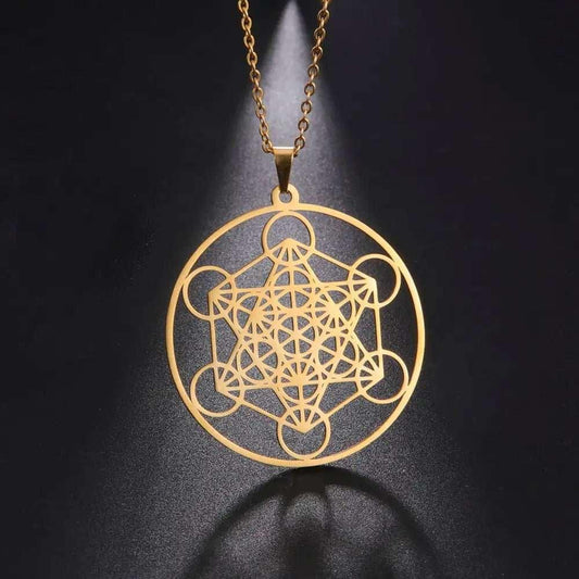 Archangel Metatron Cube Necklace - 4U! Online