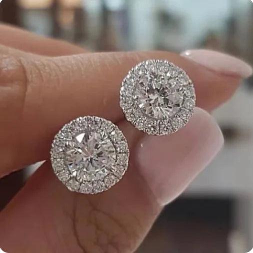 Elegant Zircon Geometric Earrings - 4U! Online 