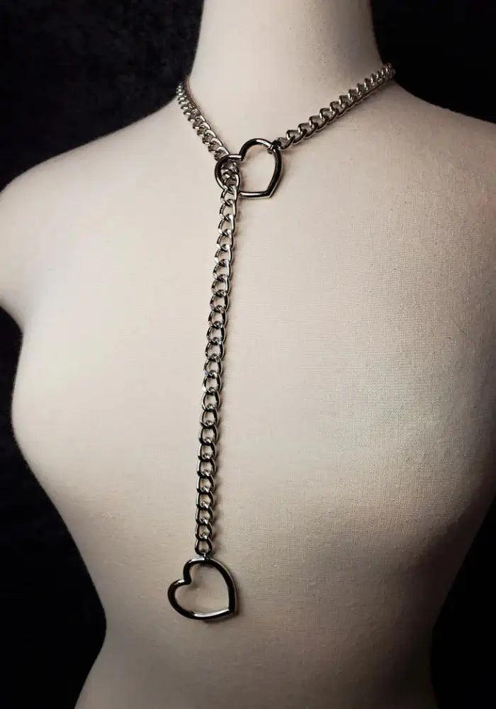 Heart-Shaped Aura Slip Chain - 4U! Online 