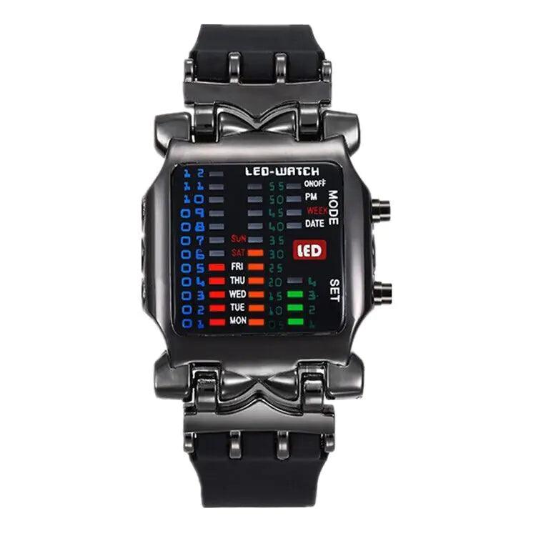 Luxury Men's Watch LED Sports Date Digital Bracelet Waterproof Quartz Wristwatch - 4U! Online 