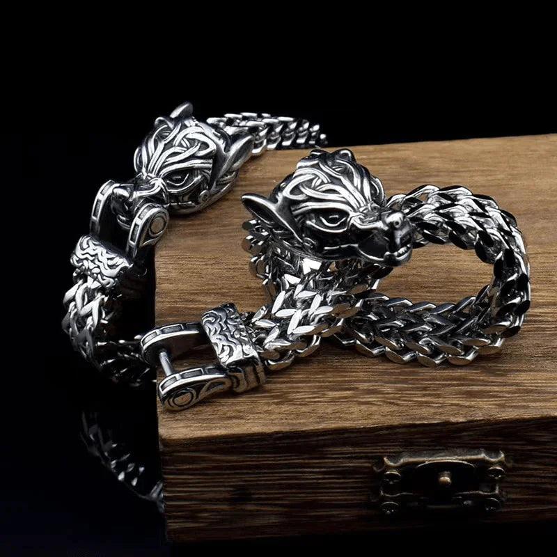 Wolf's Head Bracelet - 4U! Online 