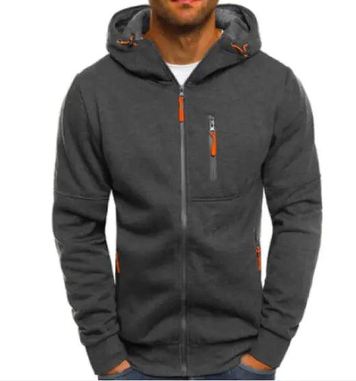 Men Hoodie Cotton Jacket - 4U! Online 