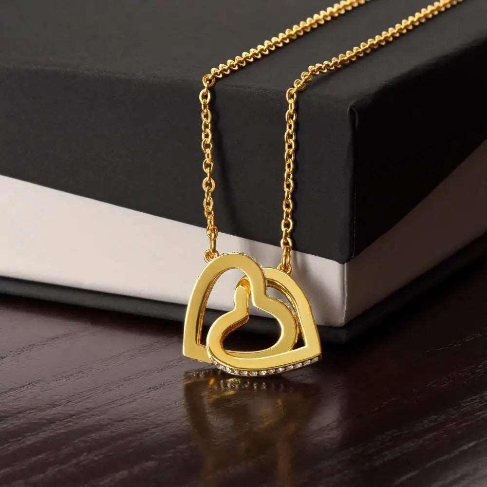 Interlocking Hearts Necklace - 4U! Online 