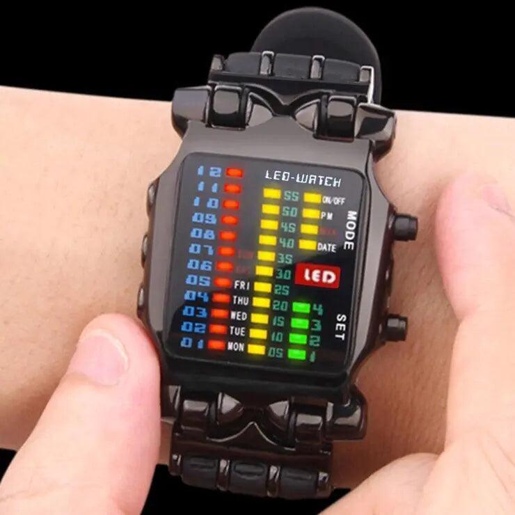 Luxury Men's Watch LED Sports Date Digital Bracelet Waterproof Quartz Wristwatch - 4U! Online 