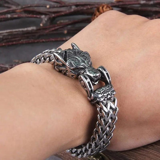 Wolf's Head Bracelet - 4U! Online 