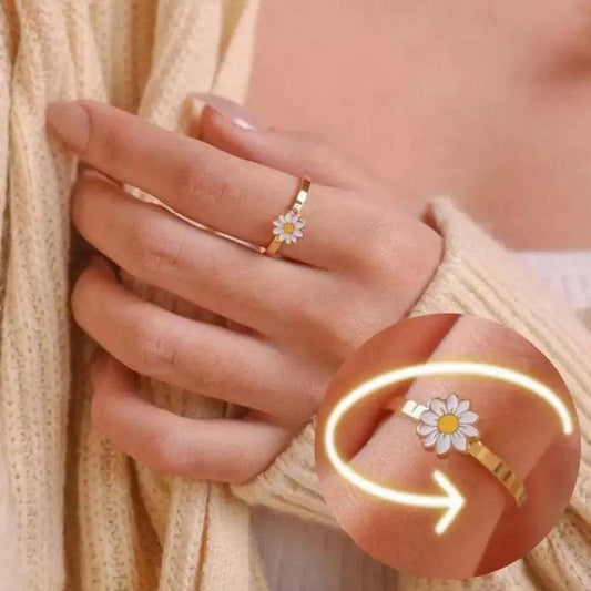 Fidget Spinner Rotatable Ring For Women - 4U! Online 