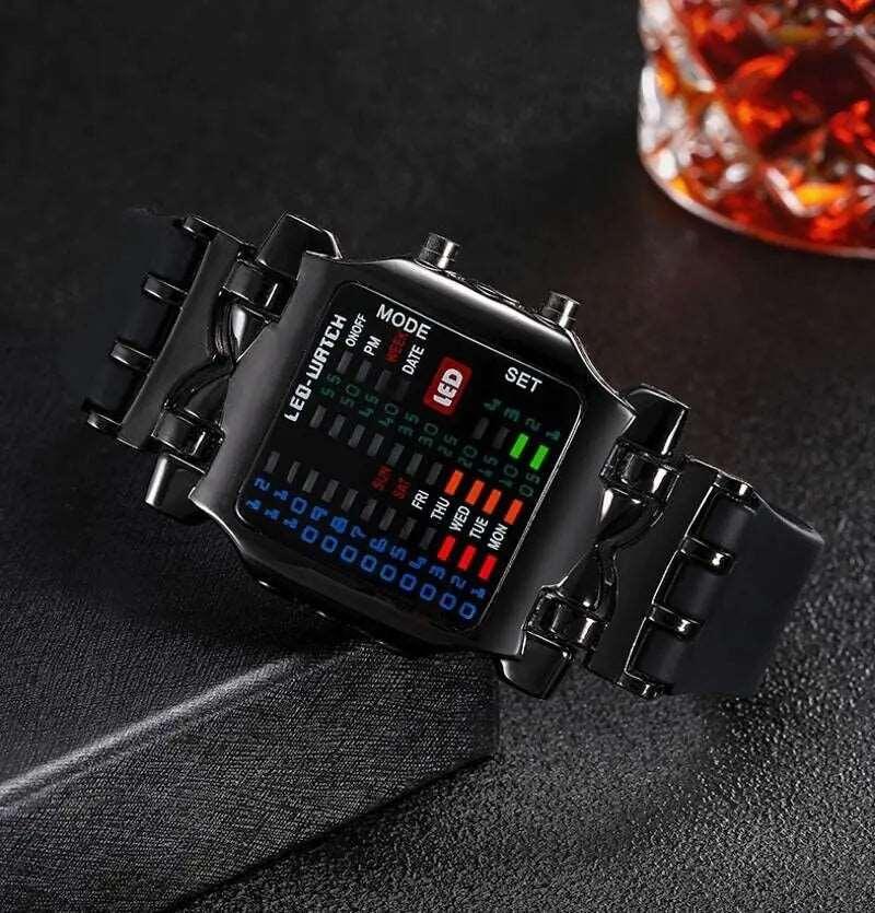 Luxury Men's Watch LED Sports Date Digital Bracelet Waterproof Quartz Wristwatch - 4U! Online 