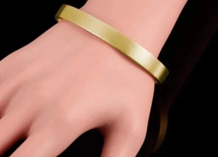 Glossy inlaid magnet health bracelet simple magnetic therapy - 4U! Online 