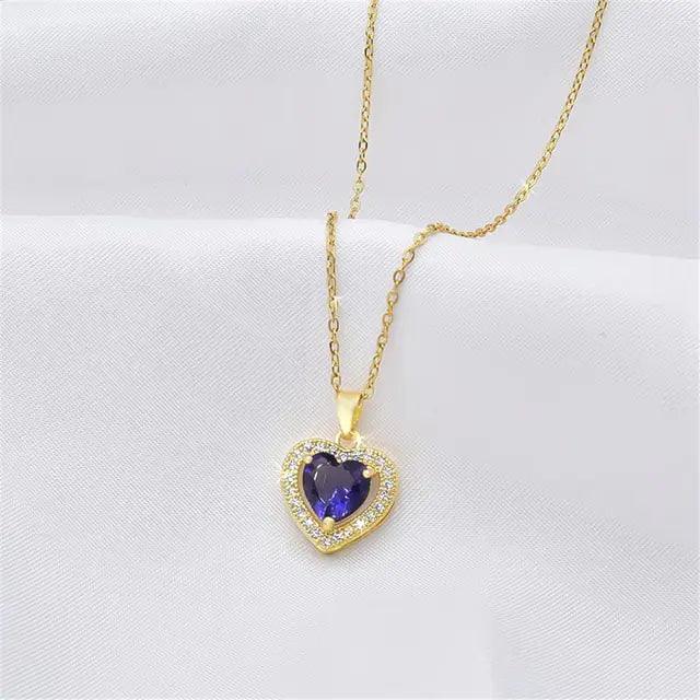 Heart Crystal Jewelry Set - 4U! Online 