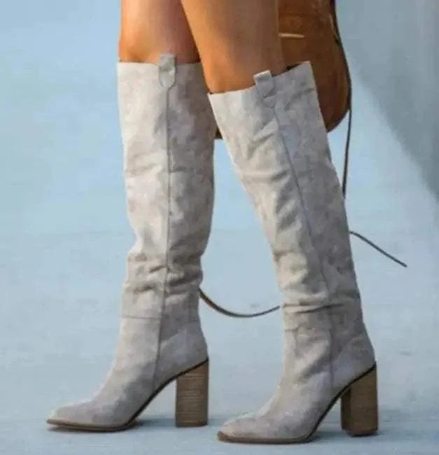 Over The Knee Heel Boots - 4U! Online 