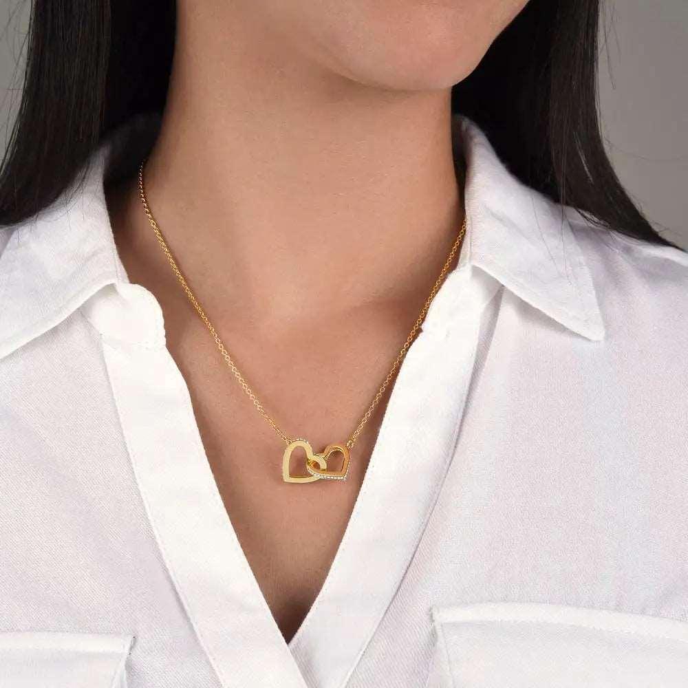 Interlocking Hearts Necklace - 4U! Online 